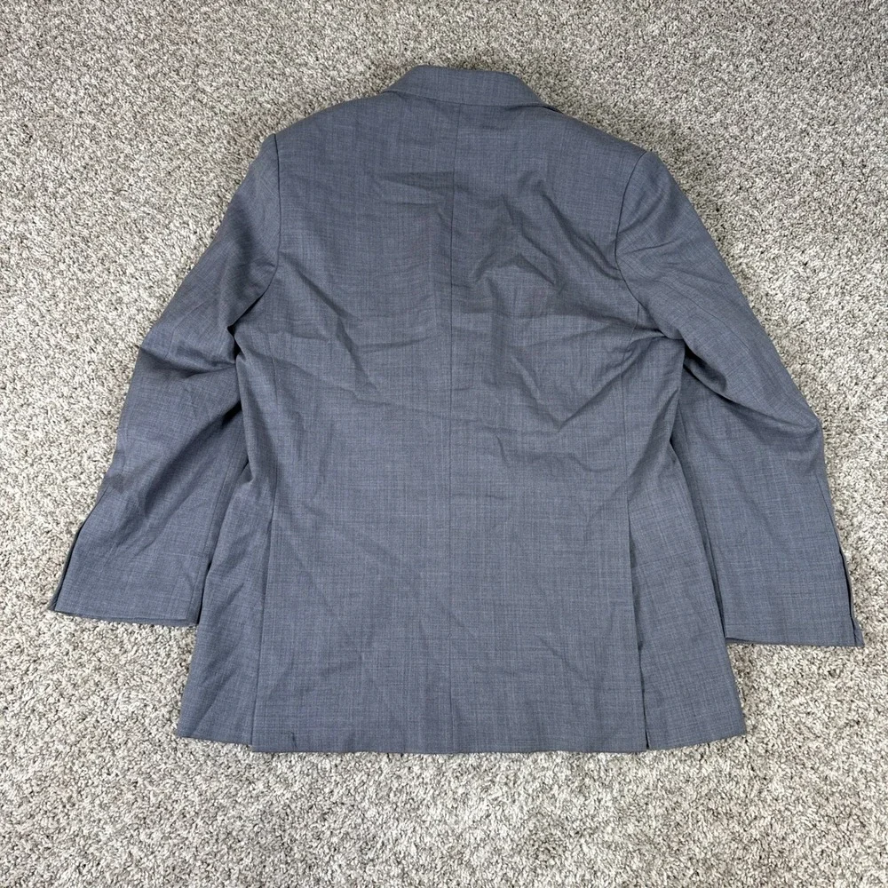 Jos A Bank Blazer Mens 40 Regular Gray Tailored Fit Wool‎ Blend brrr